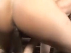 Massive Titted Blonde Wanking Hard On That Black Cock