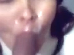 Cina ladies retains sucking and gets a heavy face