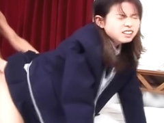 Nasty Japanese schoolgirl gets fingered part6