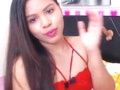 Sexy Colombian Hairplay and Striptease, Long Hair, Hair
