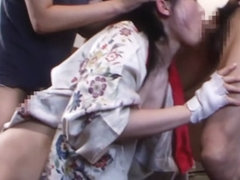 Hottest Japanese whore Io Asuka, Rei Amami, Akari Satsuki in Crazy facial, gangbang JAV movie