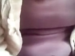 Busty girl groped by penis