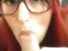 sexy young horny slut with glasses