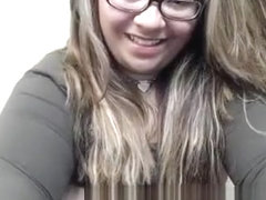 Blonde Big Boobs Dildo On Webcam