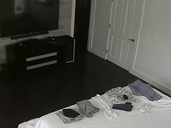 Hot MILF changing in Bedroom HACKING CAM