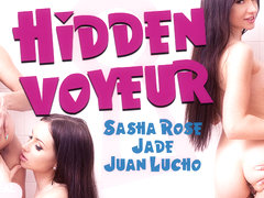 Jade  Juan Lucho  Sasha Rose in Hidden voyeur - VirtualRealPorn