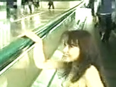 Girl stripped in the airport