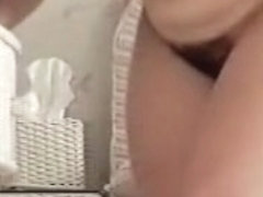Voyeur solo porn video with naked plumper in her bedroom