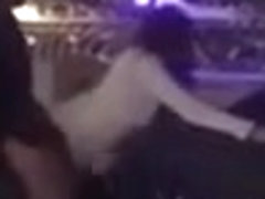 girl gets anal fucked in the public