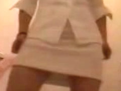 Amateur convulsing on toilet on masturbation spy cam