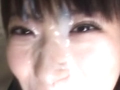 Japanese legal age teenagers facial compilation