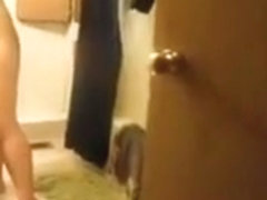 Amateur milf spied in bathroom