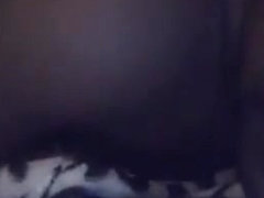 ebony couple periscoping  after sex