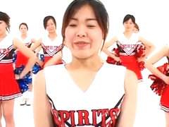 Incredible Japanese model in Exotic Cheerleader, Amateur JAV movie