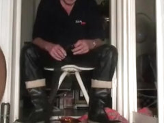 nlboots - leather trousers and rubber boots