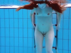Sexy Girl Shows Magnificent Young Body Underwater