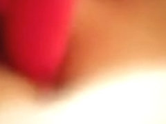 I love to fuck my delightful bawdy cleft with my pink marital-device on webcam