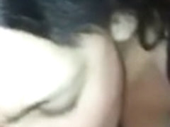 Mixed Bunny Takes Cum on titties and Face