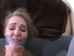 ashley duct tape cleave gagged with stuffed mouth