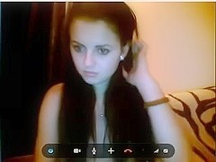 immature webcam slut performs well