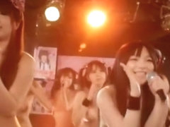 japanese naked girls sing and dance on the stage