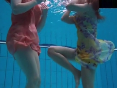 Bubarek And Birtakik Enjoy Eachother In The Pool
