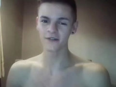 Gorgeous Hung Toned Brit Twink Flexes and Shoots