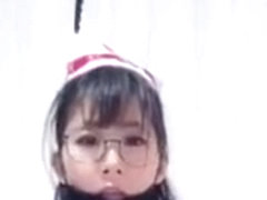 Cute Chinese Glasses Girl Live Fuck 29