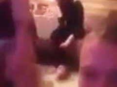 drunk teen goes crazy at a party