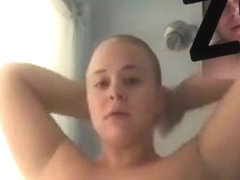 My gf big tits in the shower