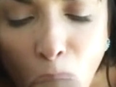 Brunette Beauty Riding And Sucking Dick On Massage Table