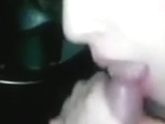 Getting blow job in the car and filming the slut on web camera