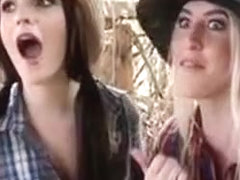 Bffs - Hot Country Girls Share A Cock