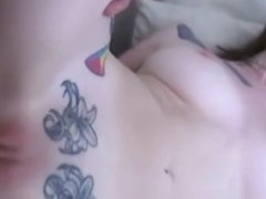 Super sexy tattooed amateur real hot first time anal sex