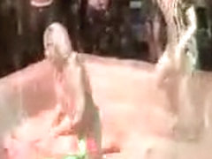 Wild Party Lesbians Show Hot Bodies In Messy Mud