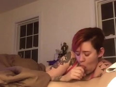 Real couple. Blowjob and painal