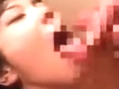 Cum Craving Asian Hottie Rubbing Two Cocks At Once