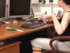 Milf spanks a teen girl for wearing colorful socks