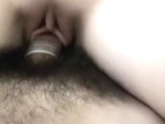 Silly Blonde Plays With a Vibrator and Cock
