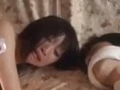 Japanese MILF fucked and creamed by the burglar