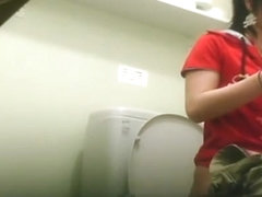 Asian women caught pissing in toilets