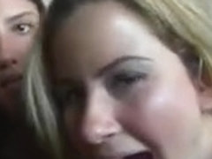 Pretty Ex Girlfriend And Friend Giving Great Blowjob