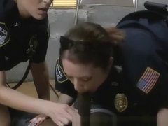Criminal Made To Give Big Black Cock To Sex Mad Milf Policewomen