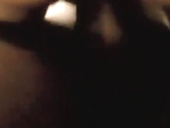 Redhead girl has sex with a skinny black guy in a motel, while a friend tapes it.