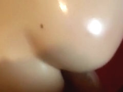She lost her anal virginity. massive cumshot on her ass !!!
