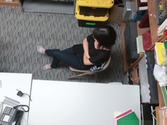 Teen Thief Fucked Hard And Rough Against Desktop