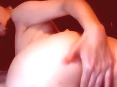 Latin woman fisting her ass