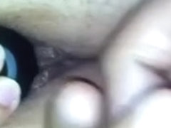 My nice marital-device in my juicy cunt closeup on home video