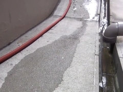 Japanese slut pee alley