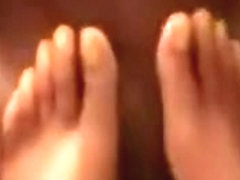 Lady R Masturbations And Footjob From Toes And Soles
